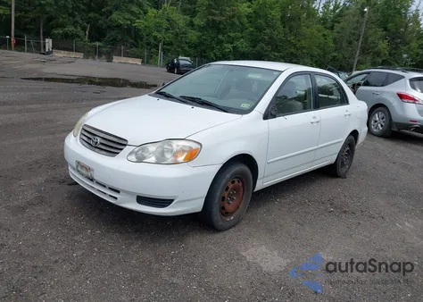 2004 Toyota Corolla Le из США, поврежденный, VIN JTDBR32E542023227